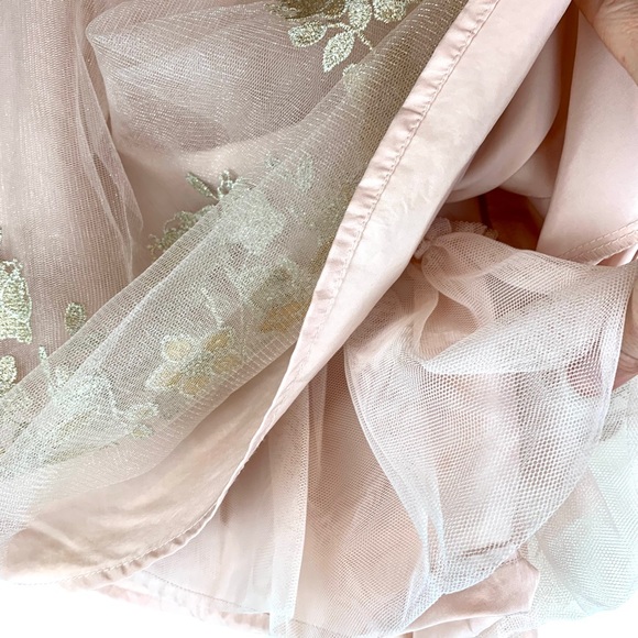 Catherine Malandrino Girls Special Occasion Fancy Dress Pink Blush Embroidered - Picture 7 of 11